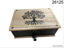 Imagen de CAJA DE TE 6 DIV.TAPA MADERA ARBOL DE LA VIDA 25X17X9 3.26